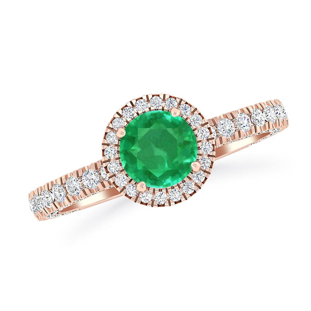 Rose Gold - Emerald