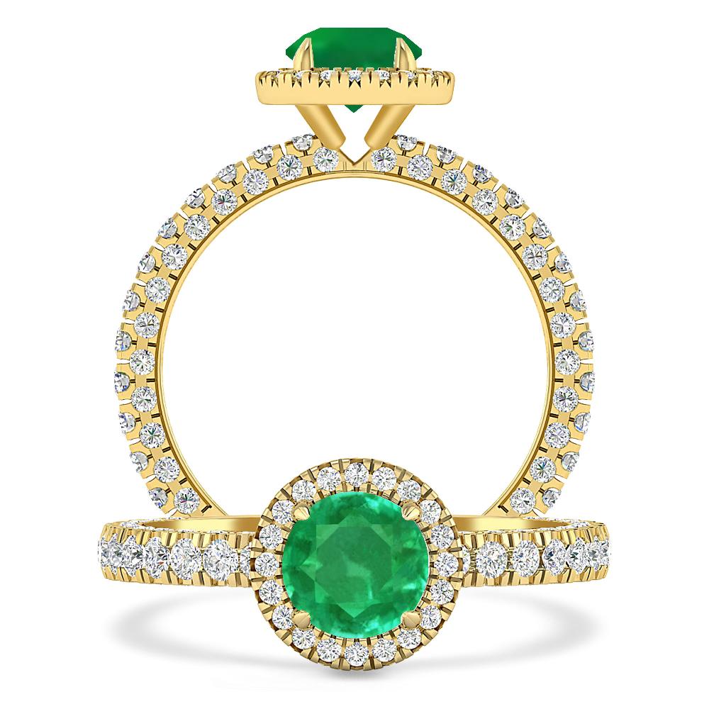 Yellow Gold - Emerald