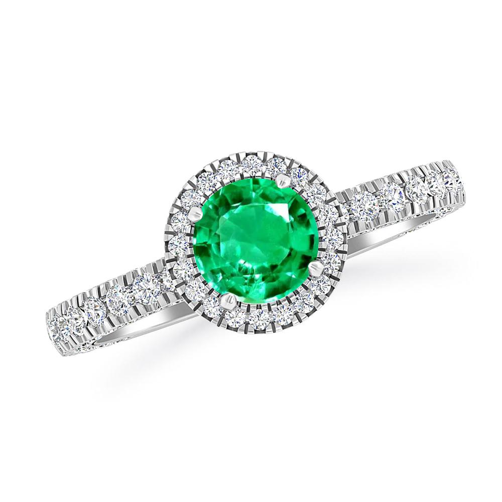 White Gold - Emerald