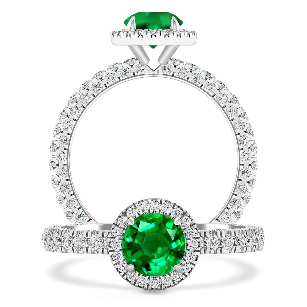 White Gold - Emerald