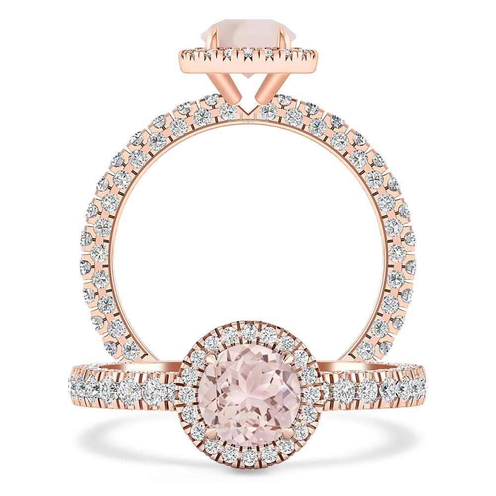 Rose Gold - Morganite