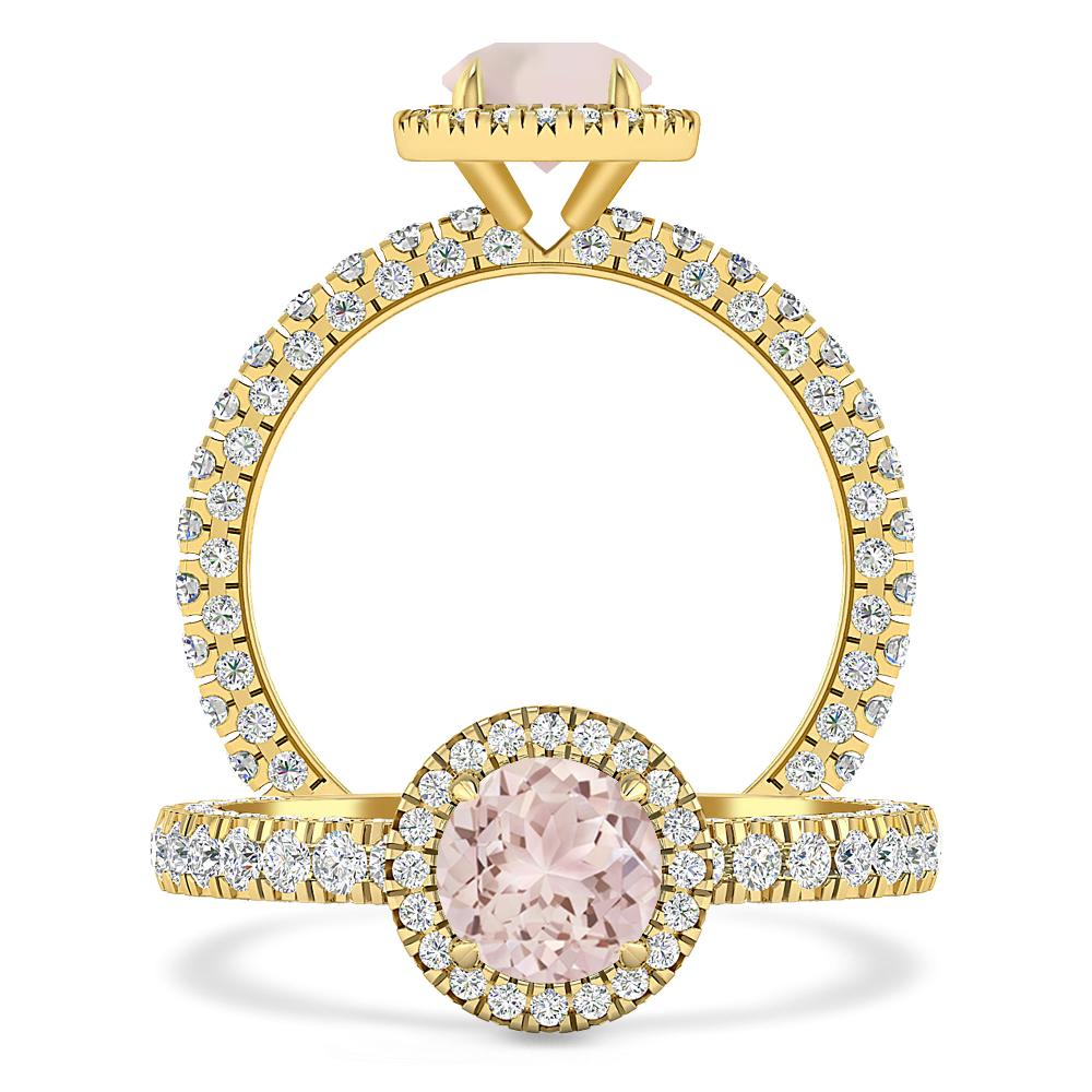 Yellow Gold - Morganite