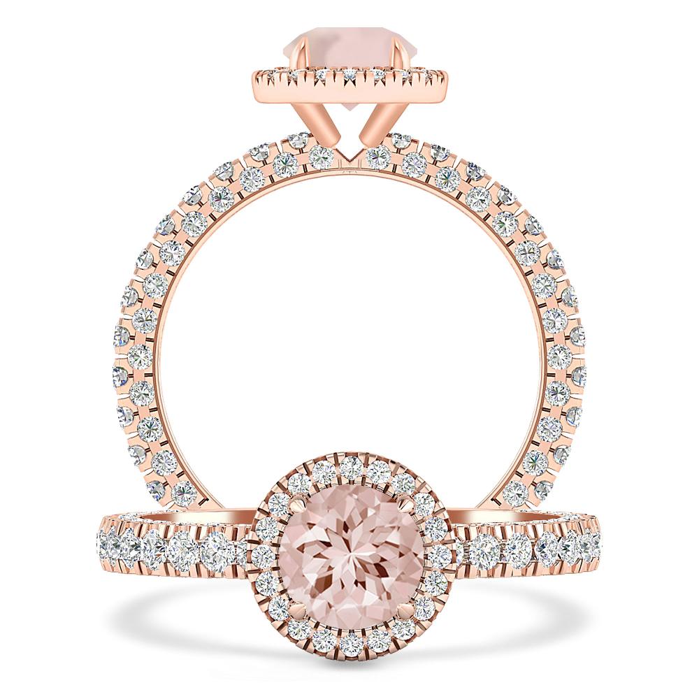 Rose Gold - Morganite