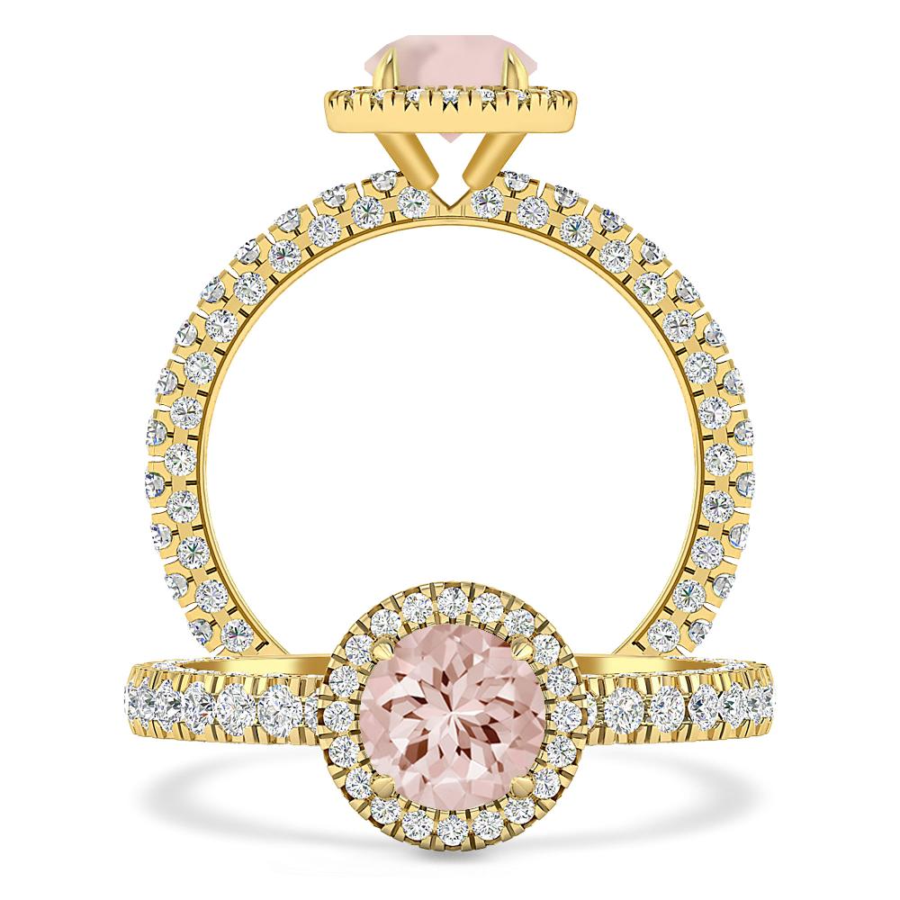 Yellow Gold - Morganite