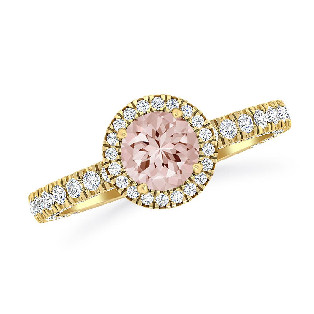 Yellow Gold - Morganite