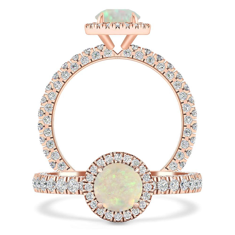 Rose Gold - Opal