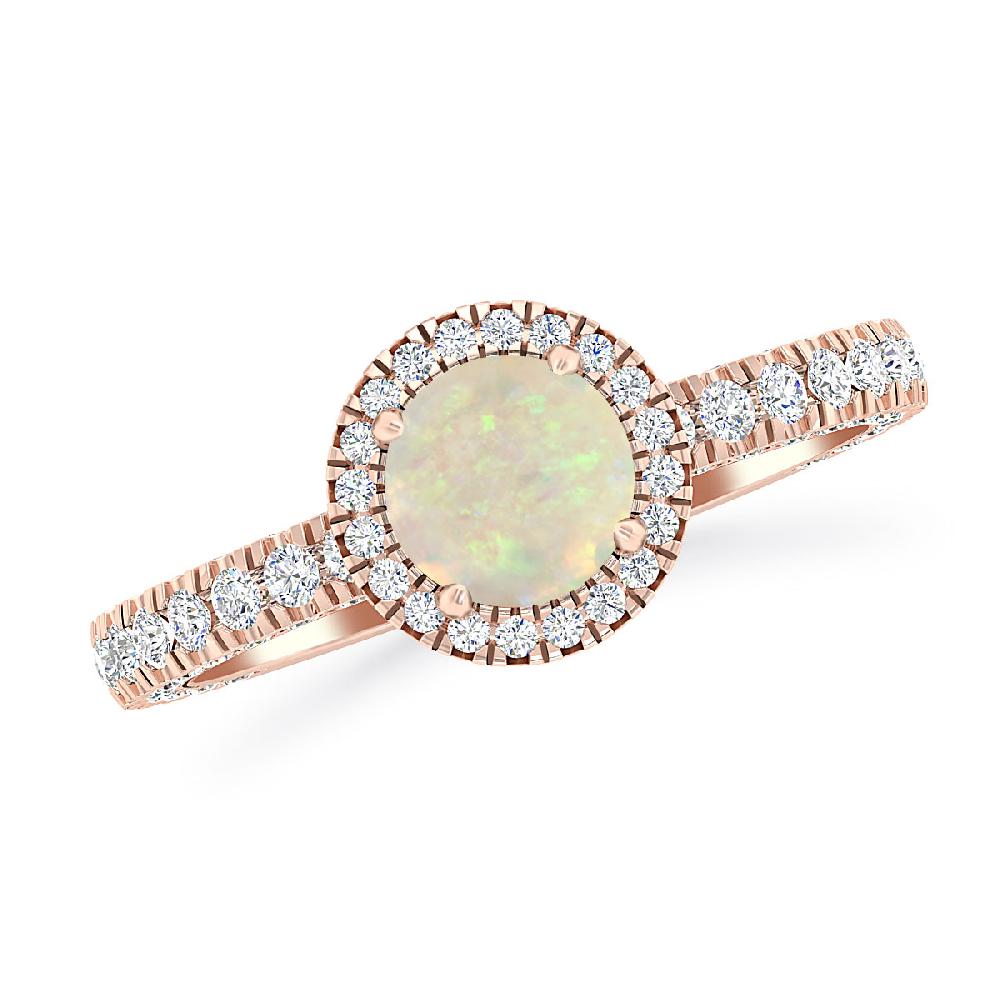 Rose Gold - Opal