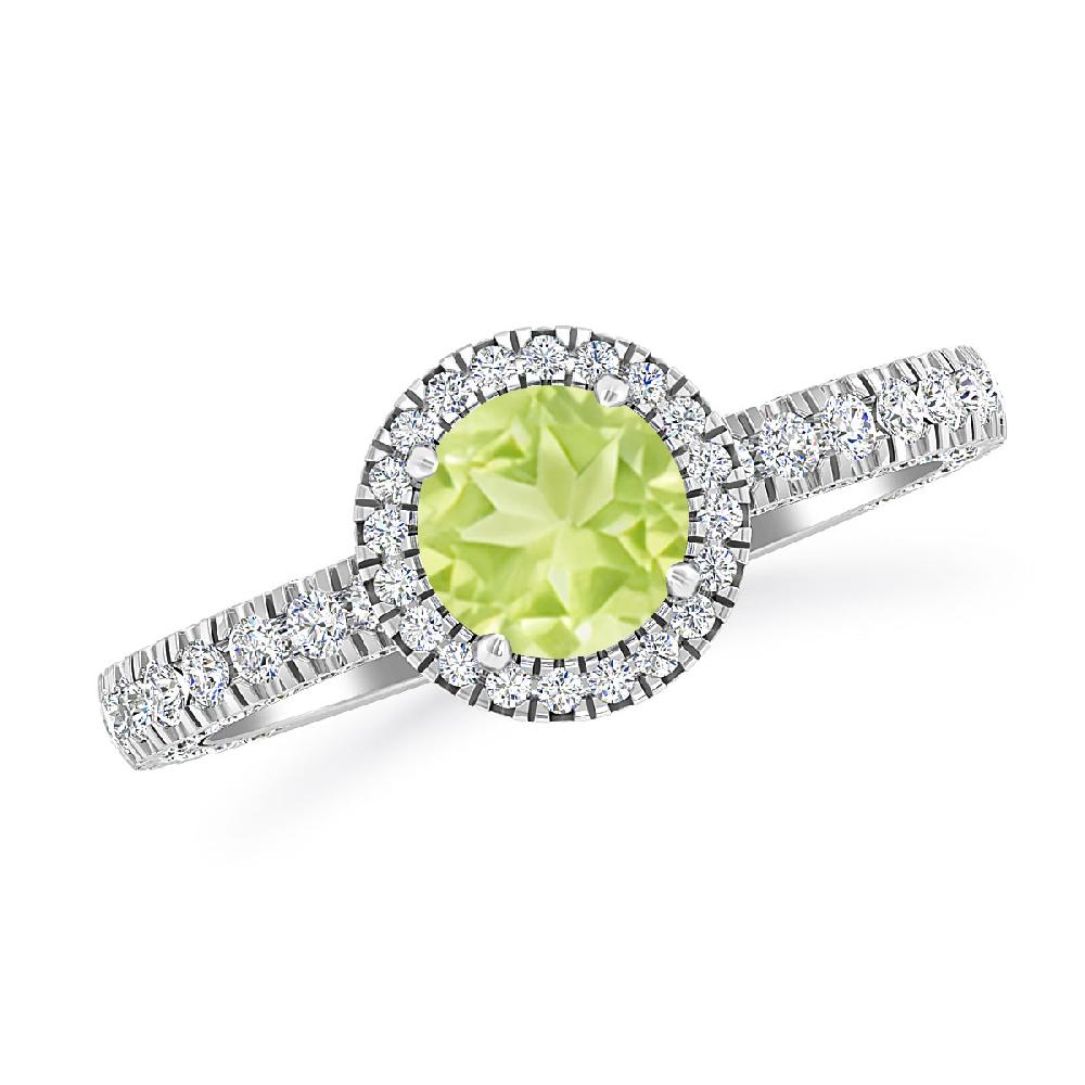 White Gold - Peridot