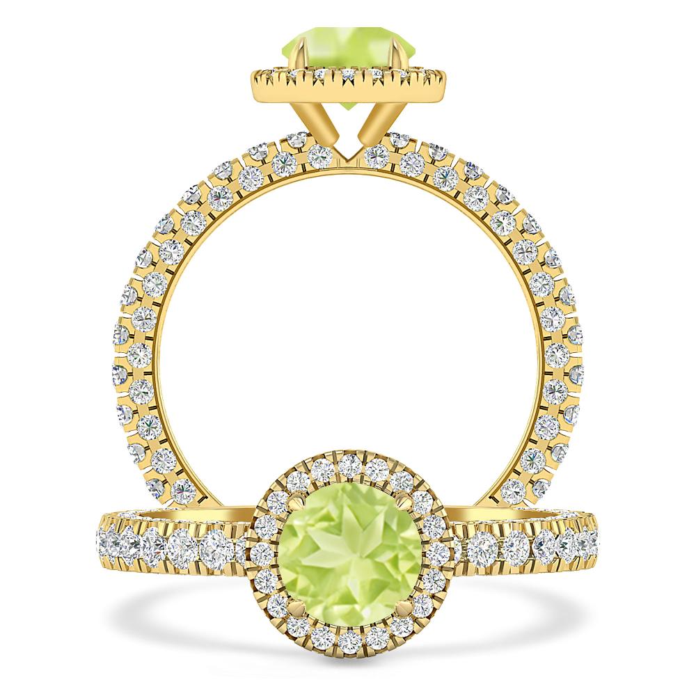 Yellow Gold - Peridot