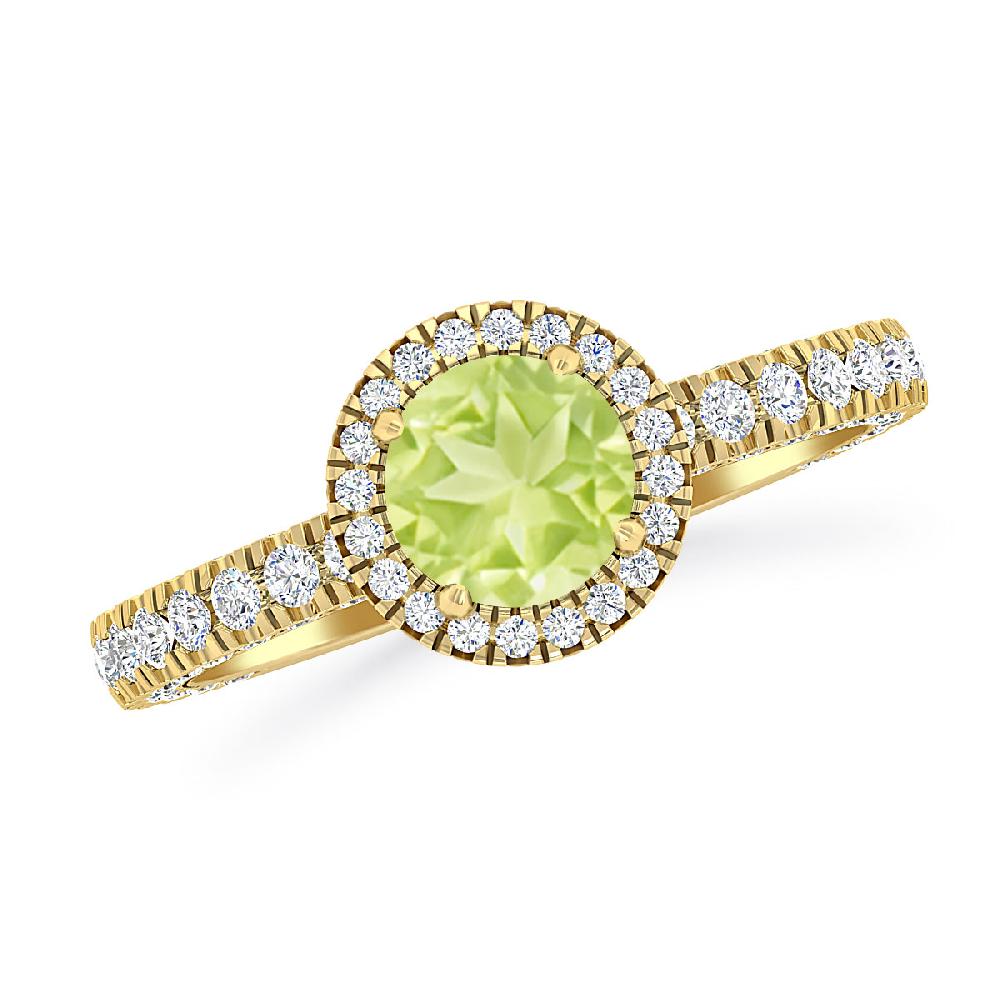 Yellow Gold - Peridot