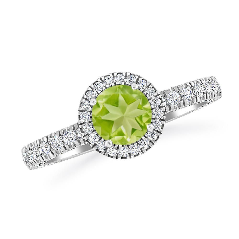 White Gold - Peridot