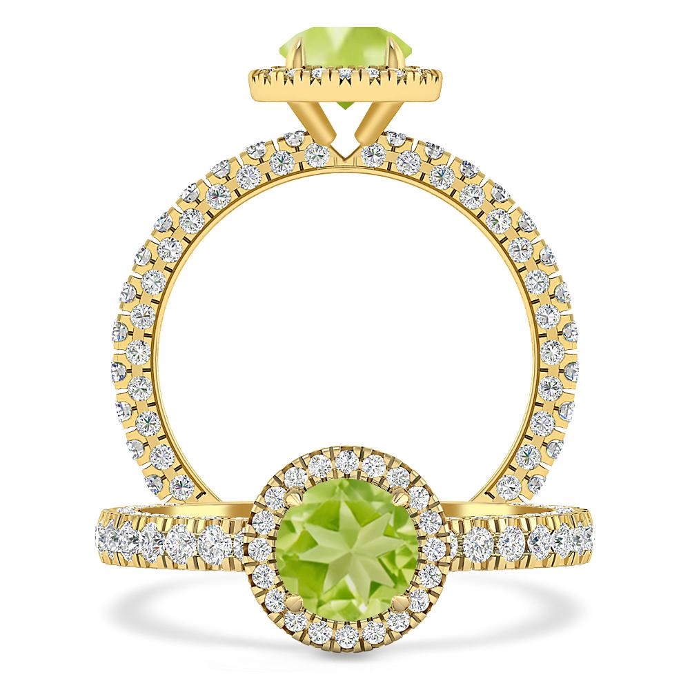 Yellow Gold - Peridot