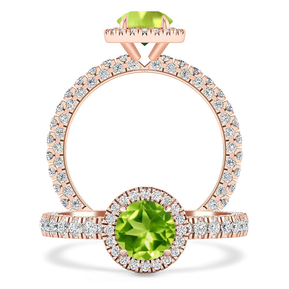 Rose Gold - Peridot