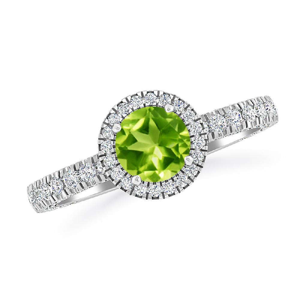 White Gold - Peridot