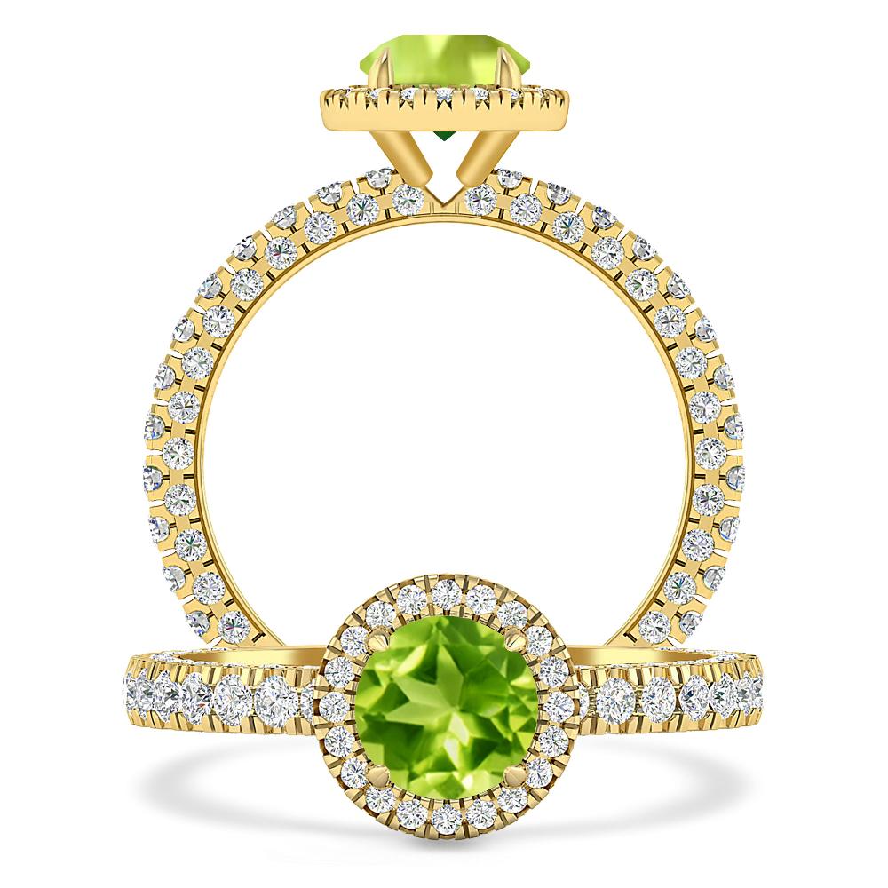 Yellow Gold - Peridot