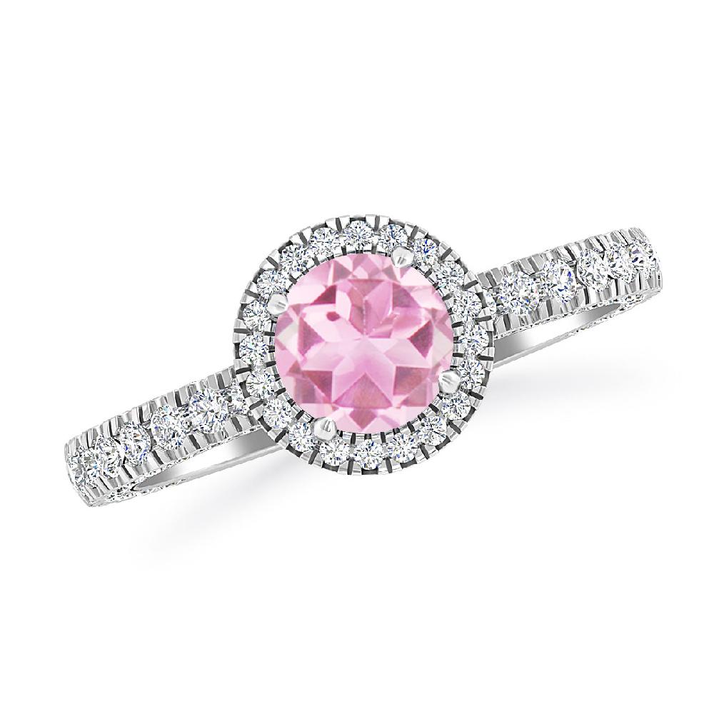 White Gold - Pink Tourmaline