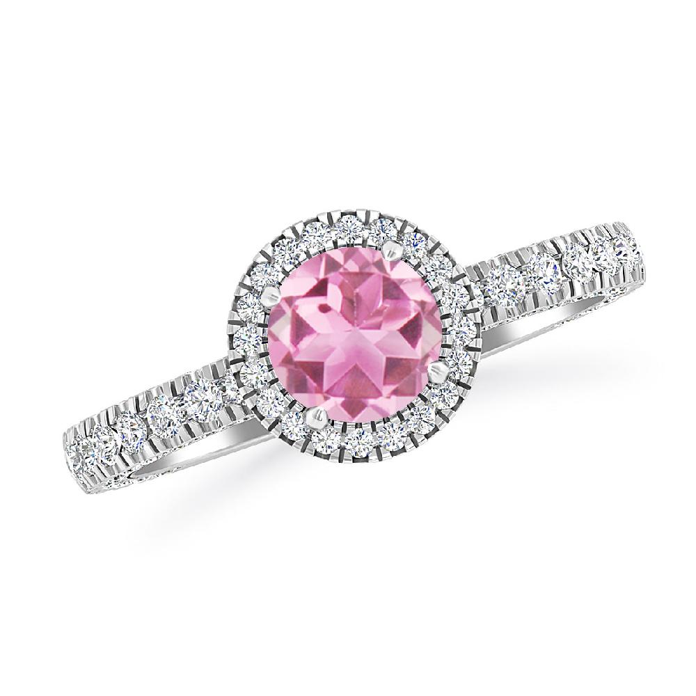 White Gold - Pink Tourmaline