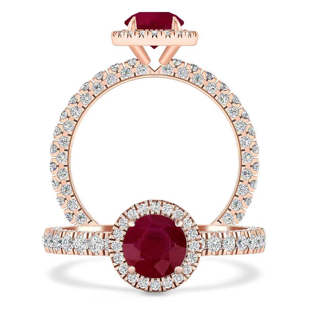 Rose Gold - Ruby