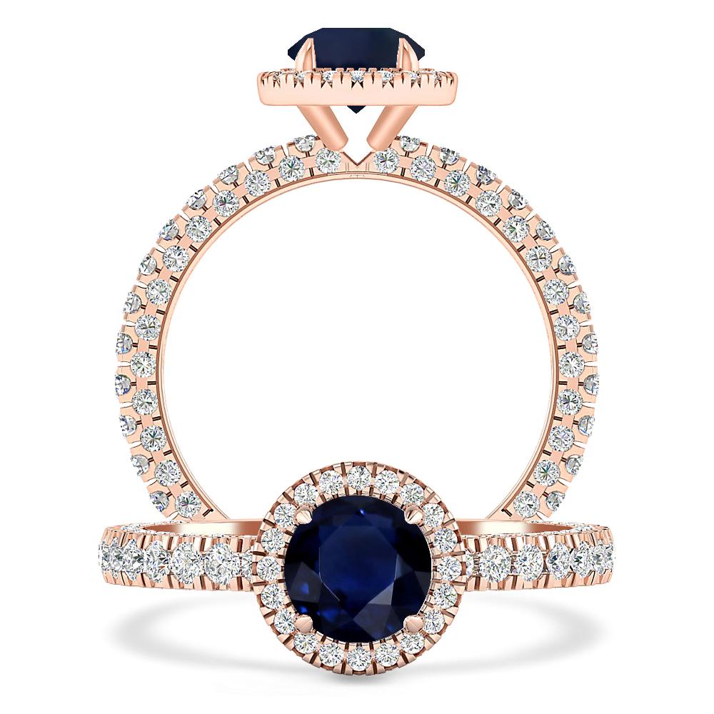 Rose Gold - Sapphire