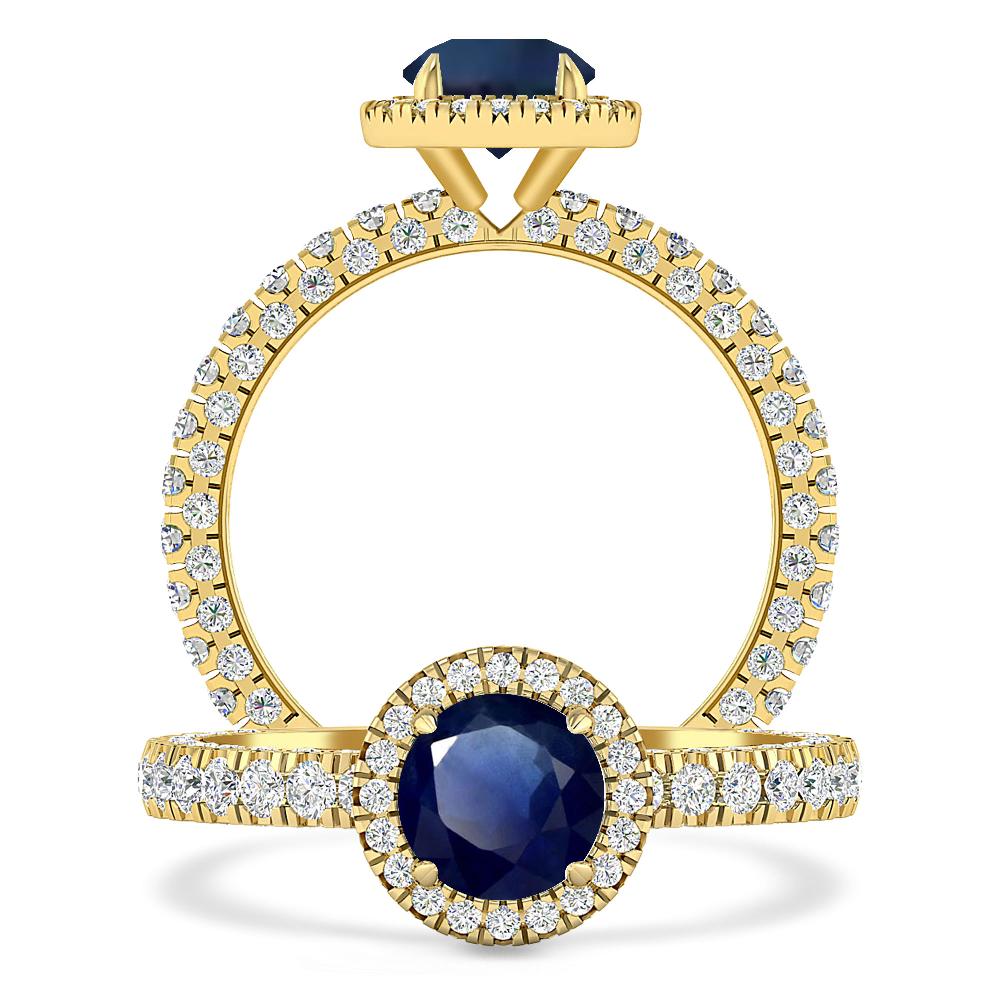 Yellow Gold - Sapphire