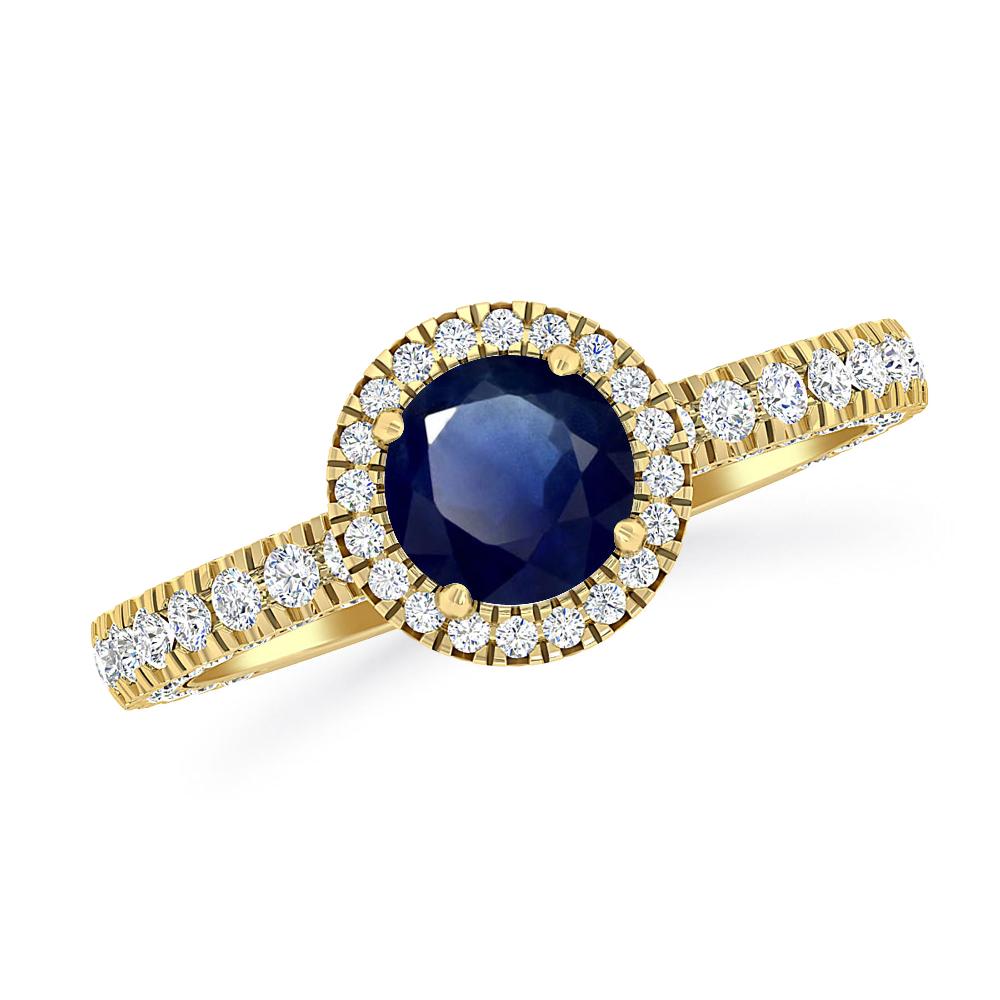 Yellow Gold - Sapphire