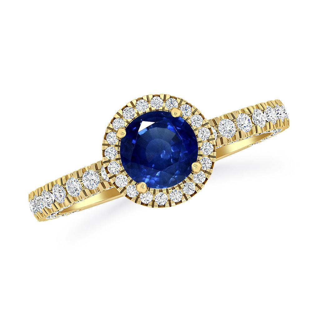 Yellow Gold - Sapphire