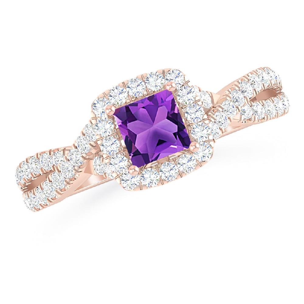 Rose Gold - Amethyst