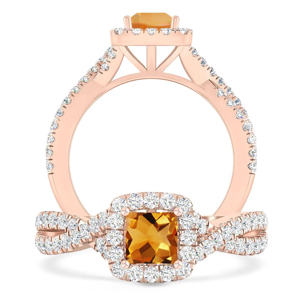 Rose Gold - Citrine