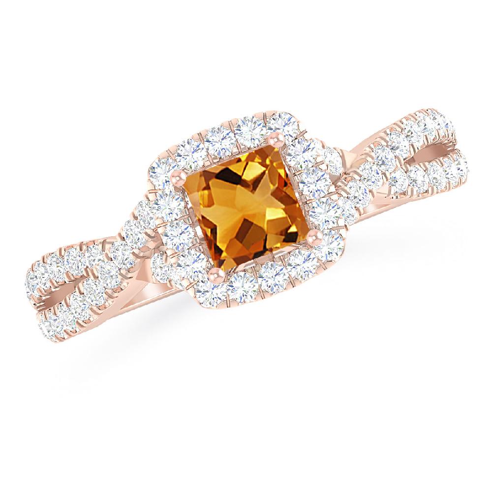 Rose Gold - Citrine