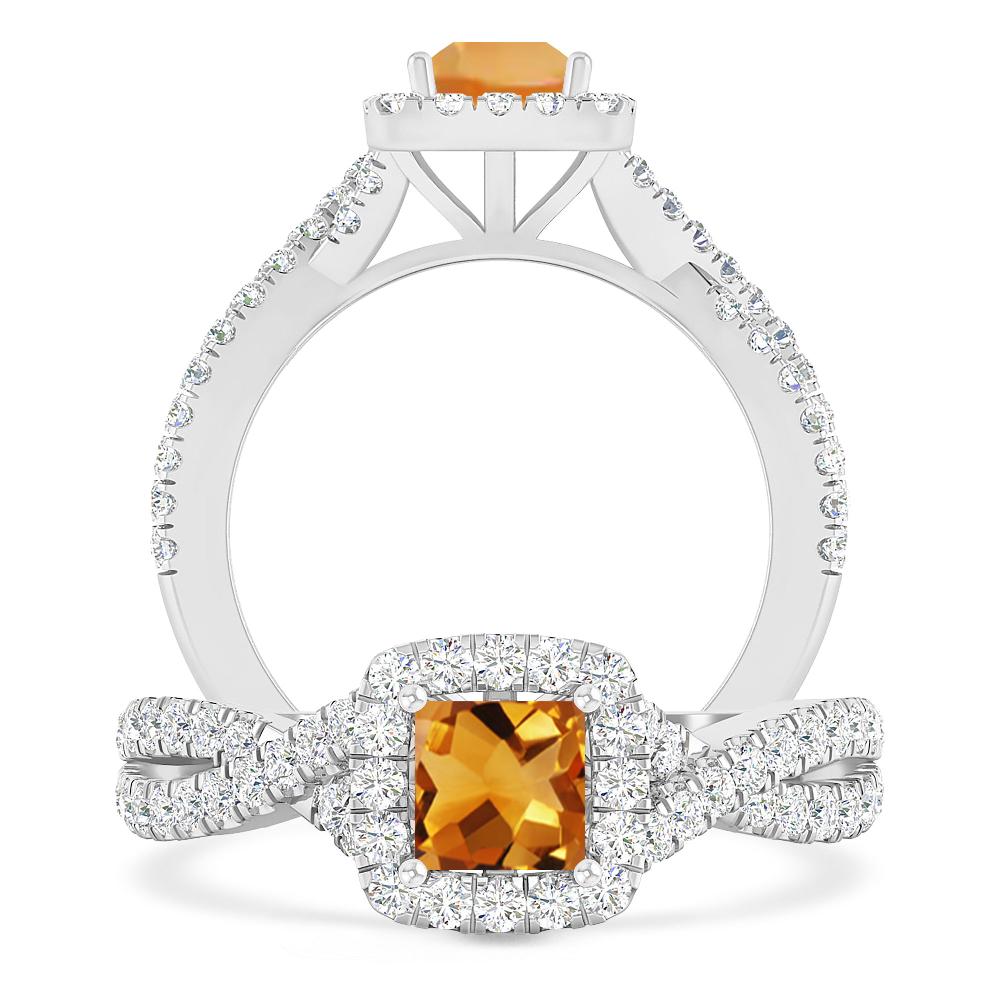 White Gold - Citrine