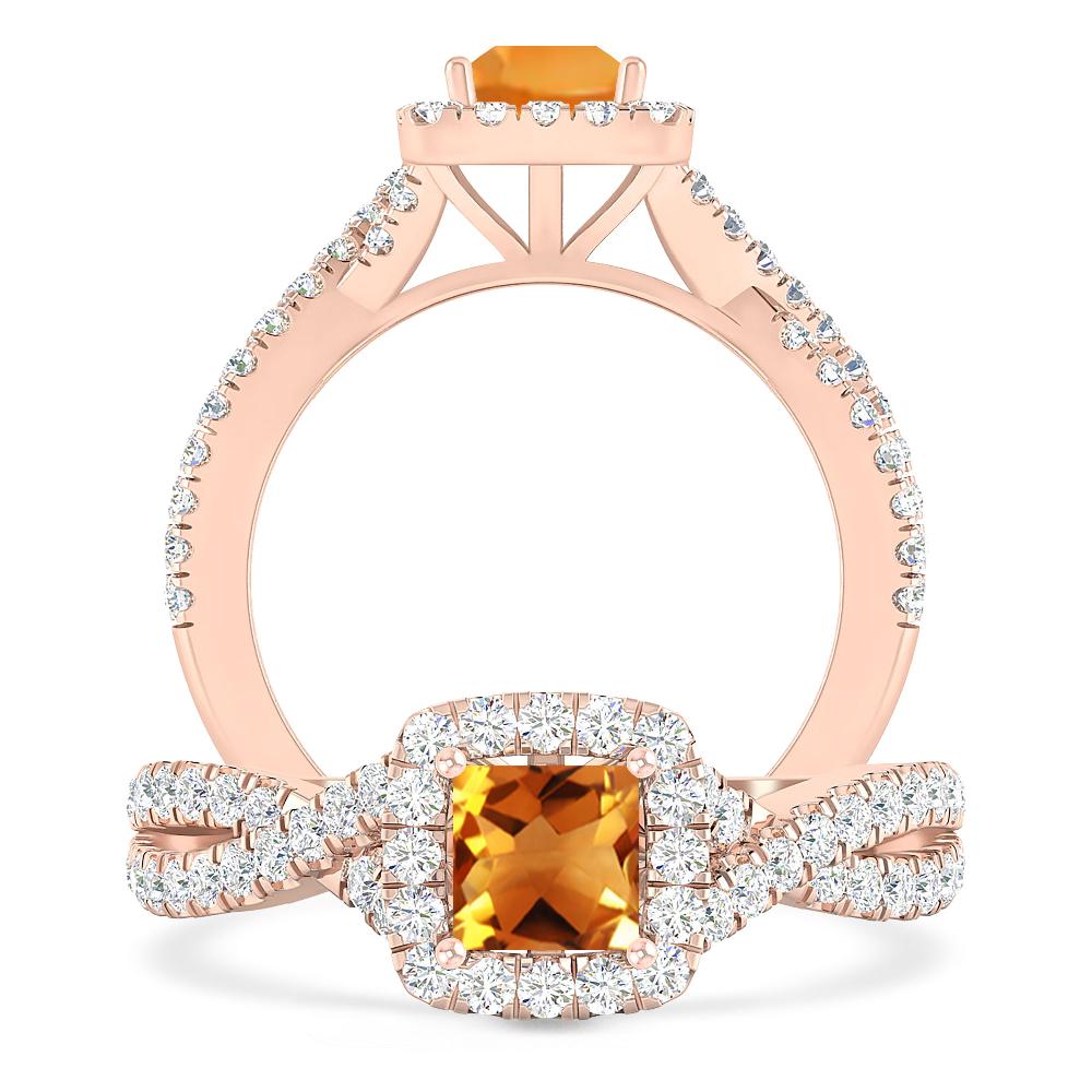 Rose Gold - Citrine