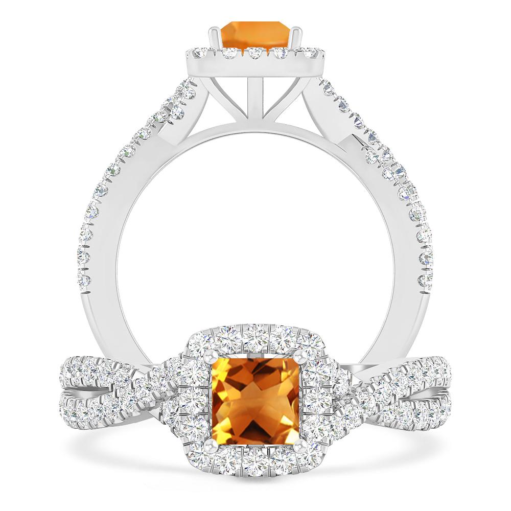 White Gold - Citrine