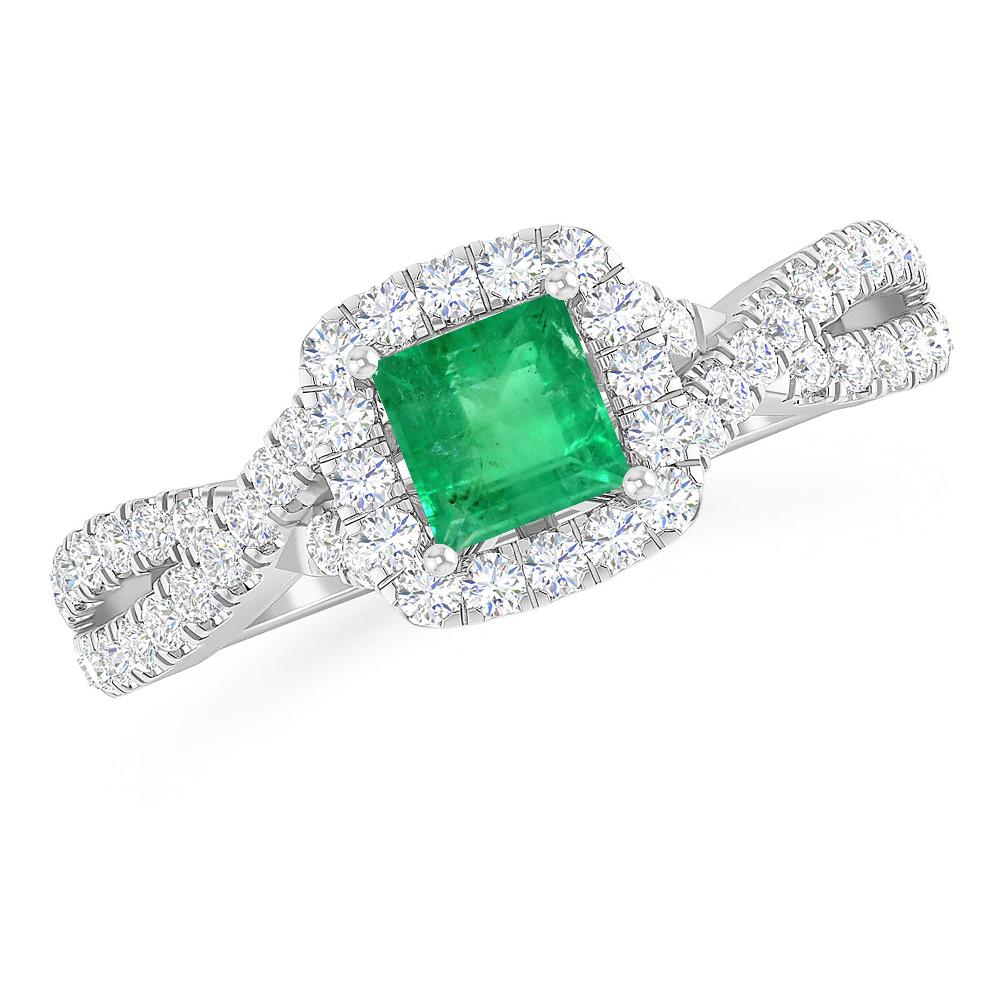 White Gold - Emerald