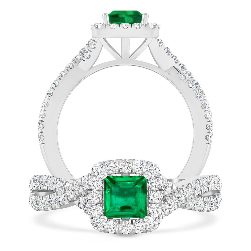 White Gold - Emerald