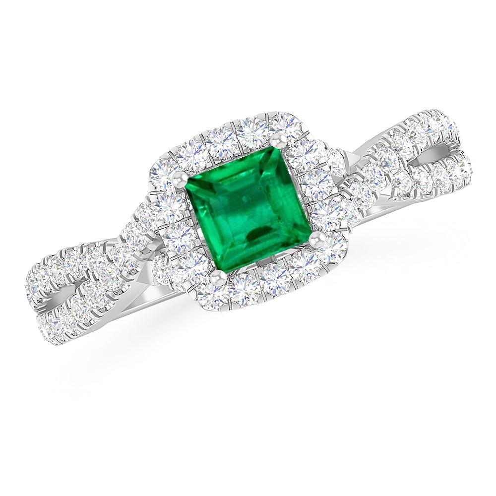 White Gold - Emerald