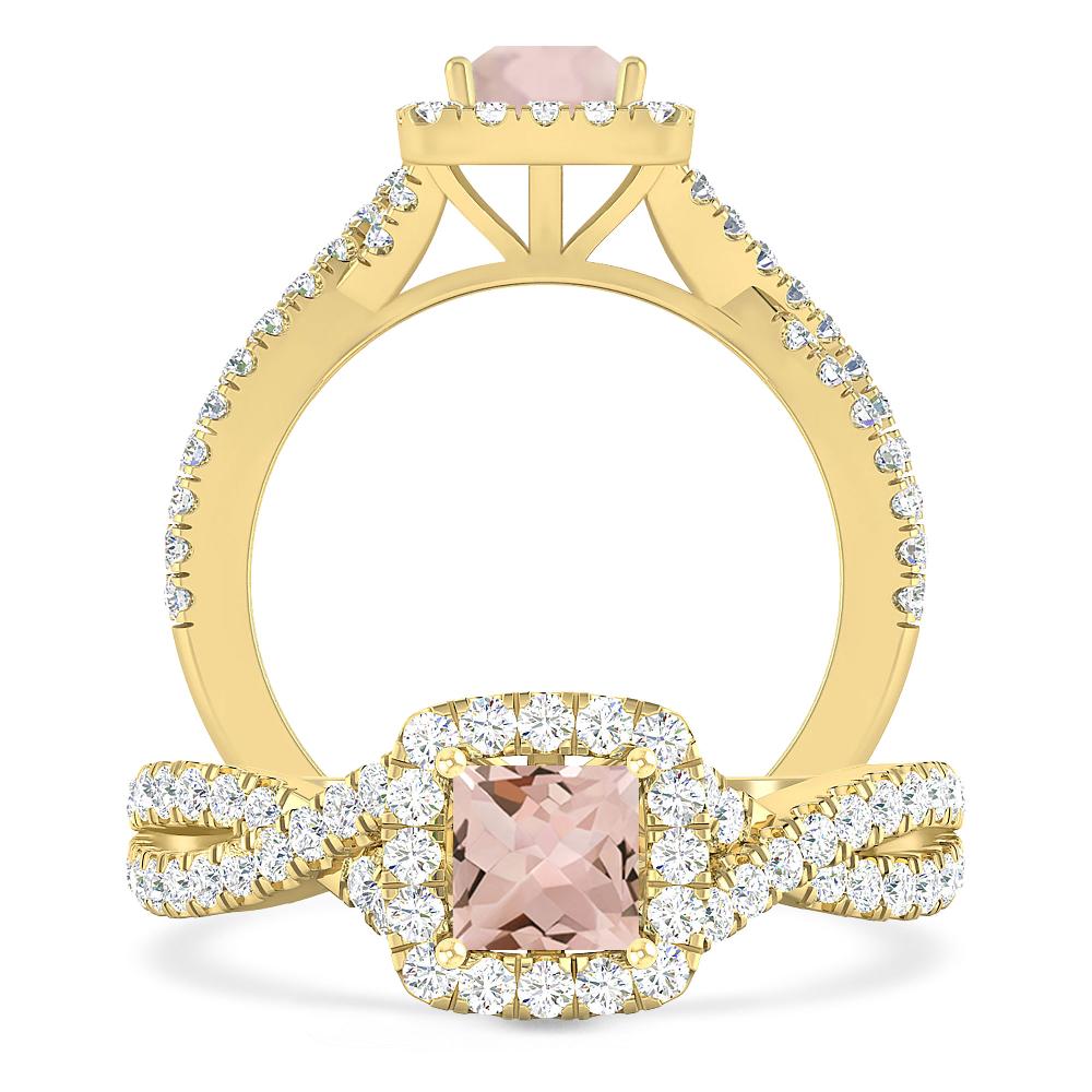 Yellow Gold - Morganite