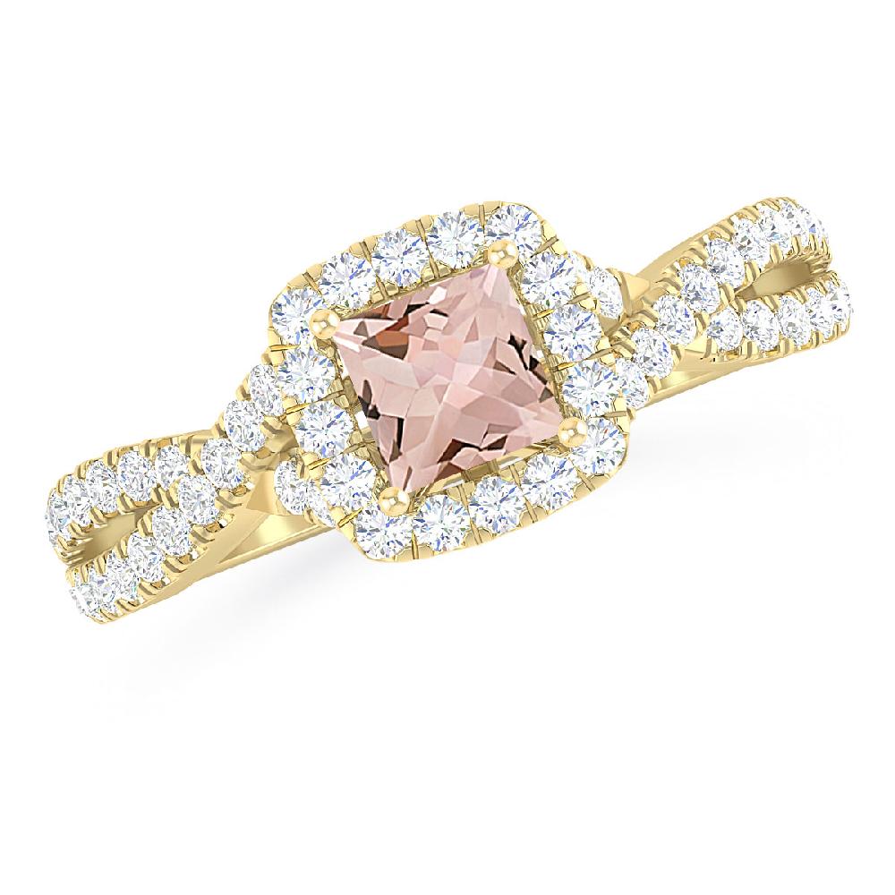 Yellow Gold - Morganite