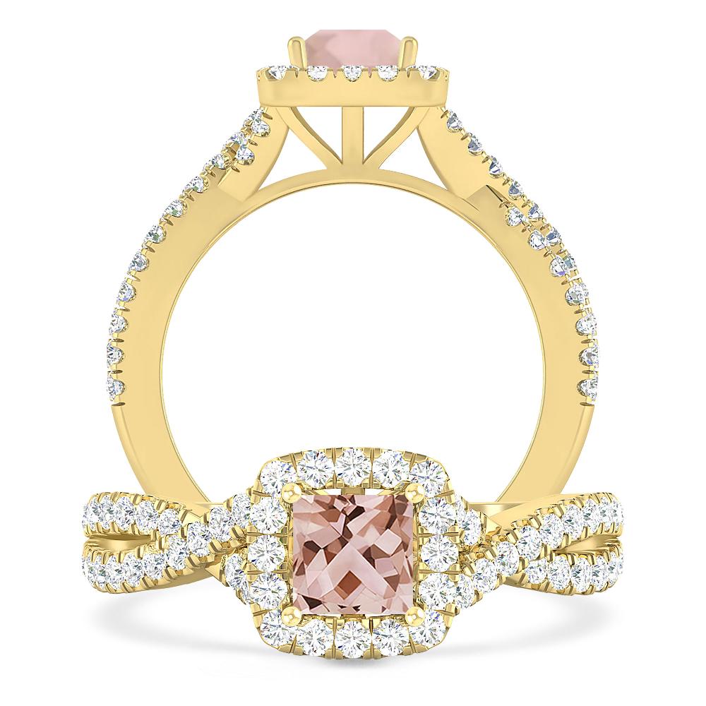 Yellow Gold - Morganite