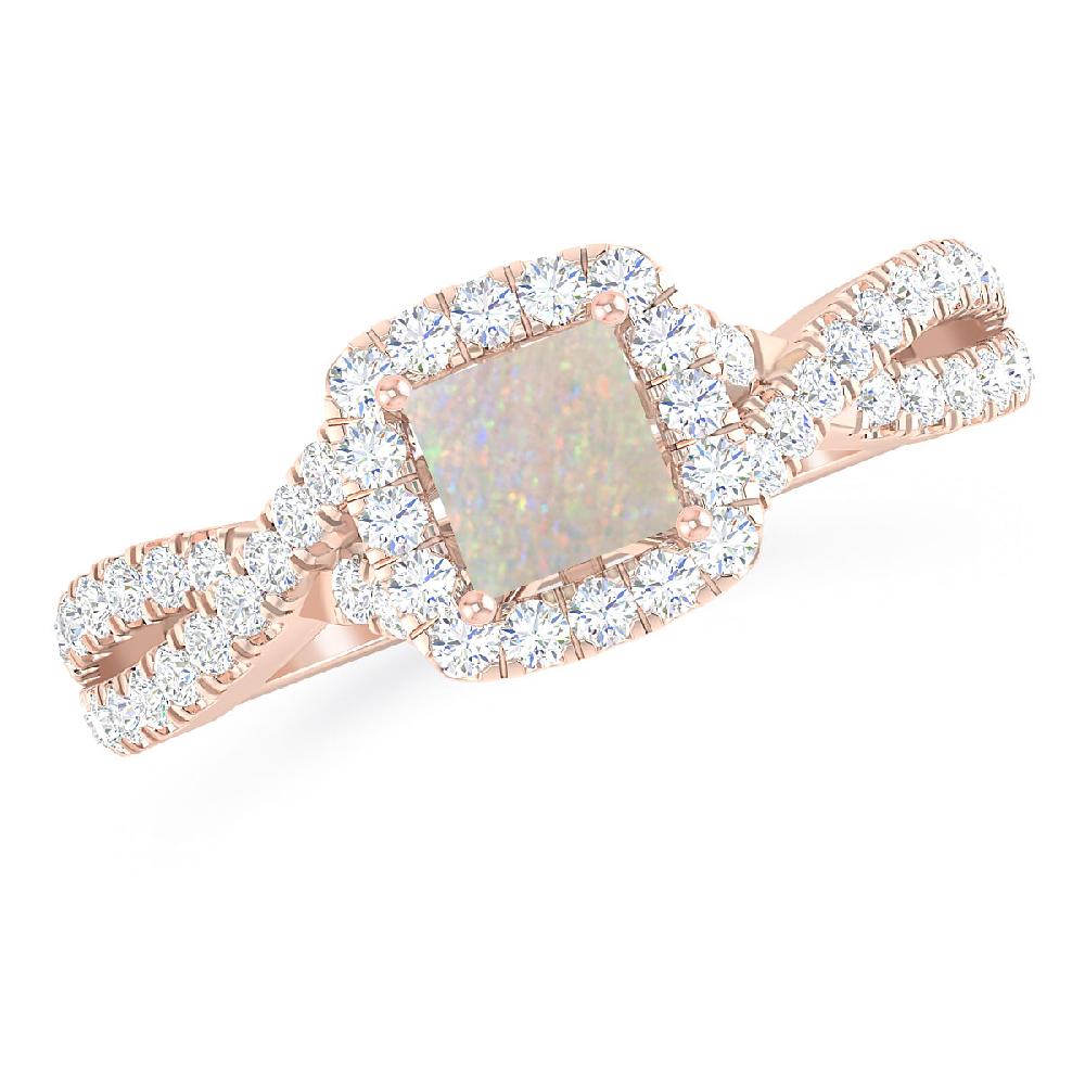 Rose Gold - Opal