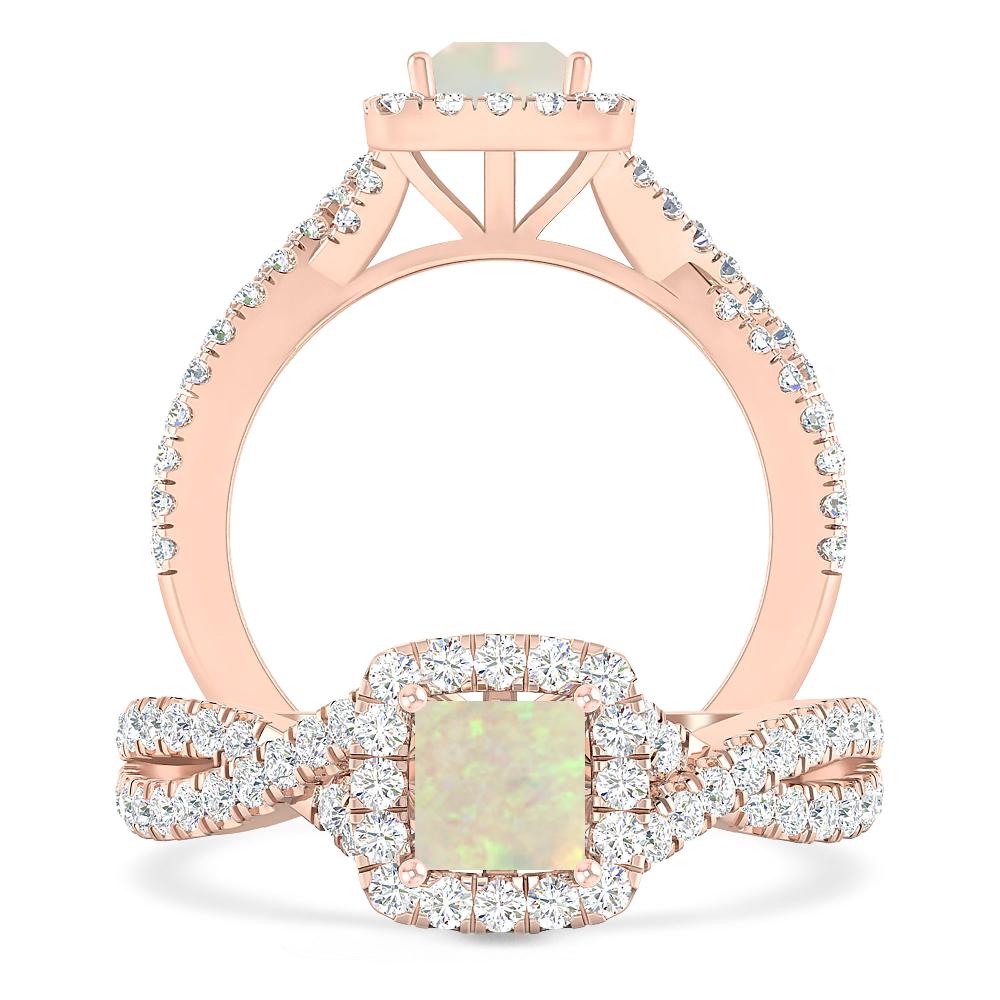 Rose Gold - Opal