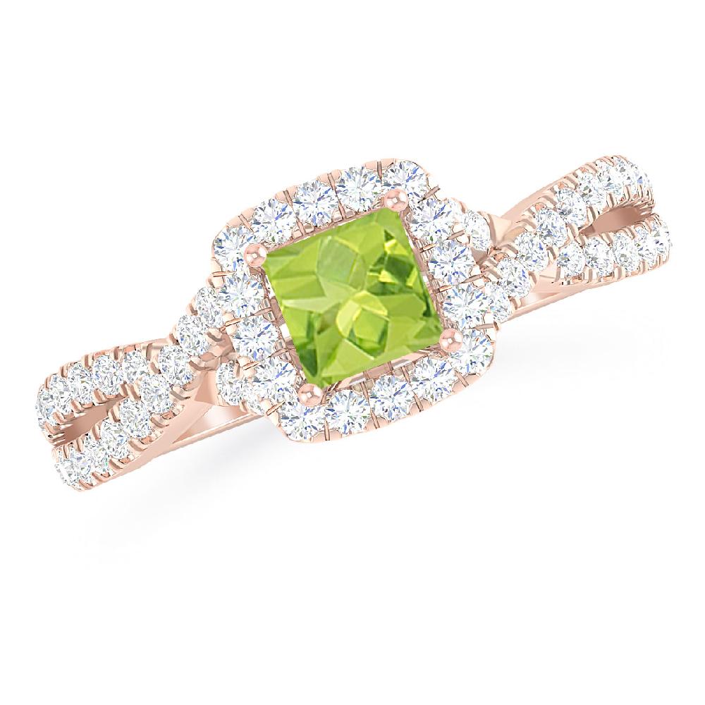 Rose Gold - Peridot