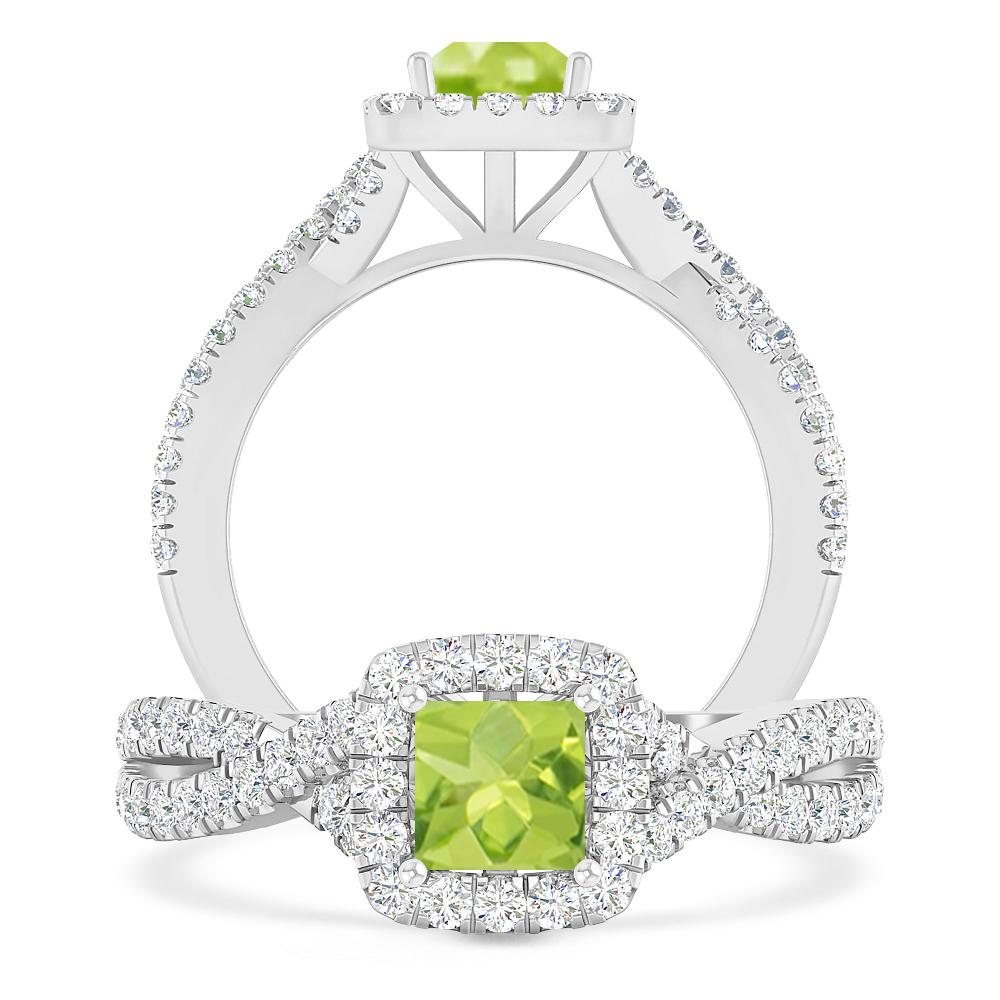 White Gold - Peridot