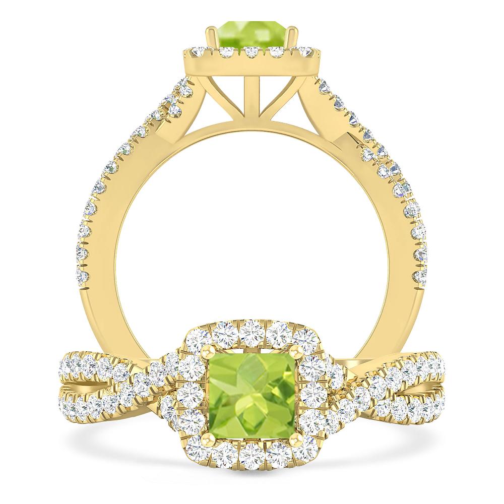 Yellow Gold - Peridot