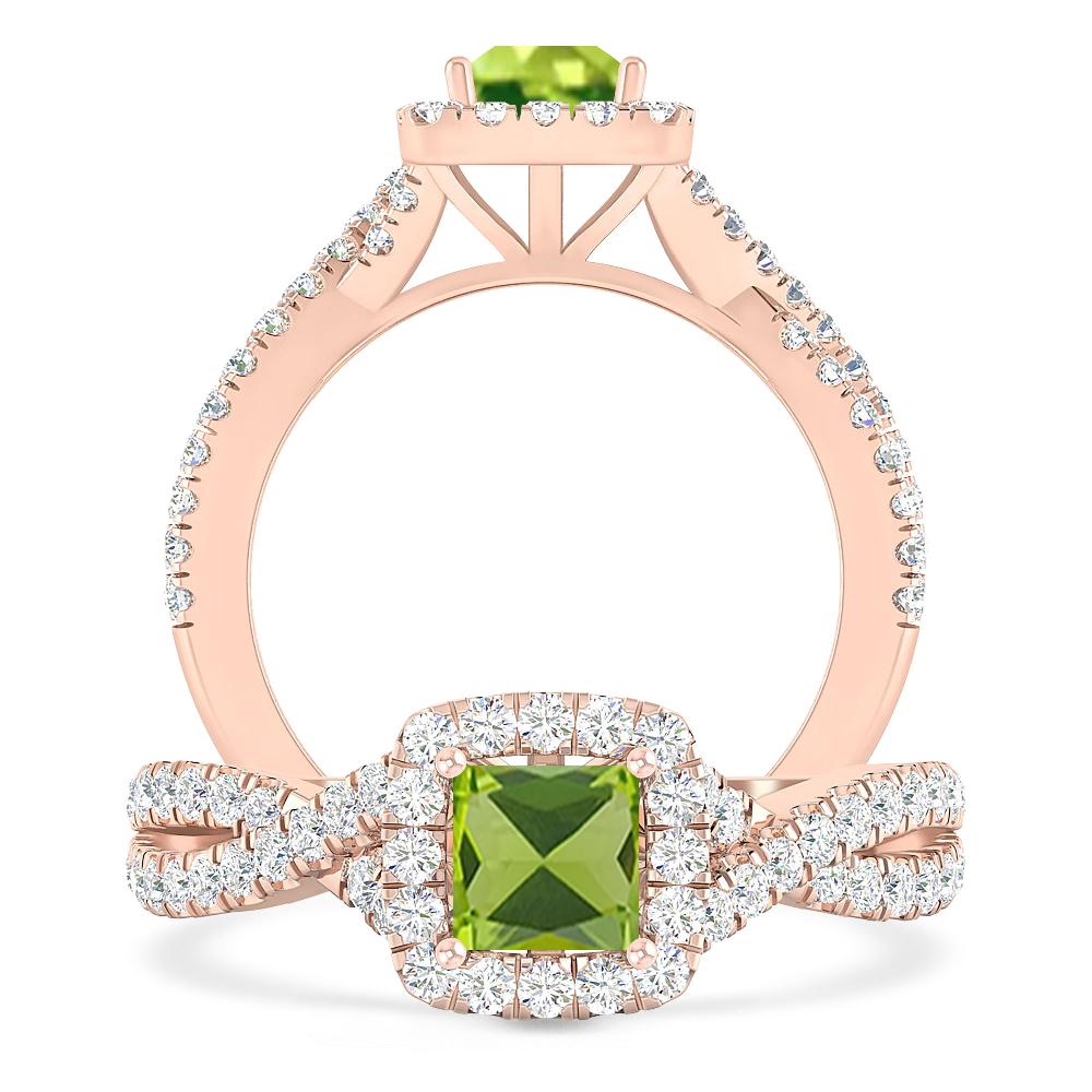 Rose Gold - Peridot