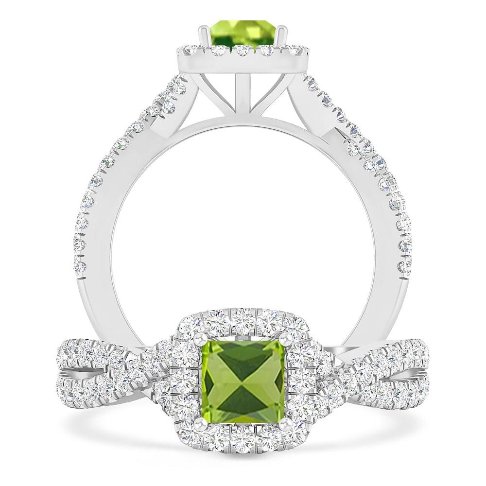 White Gold - Peridot