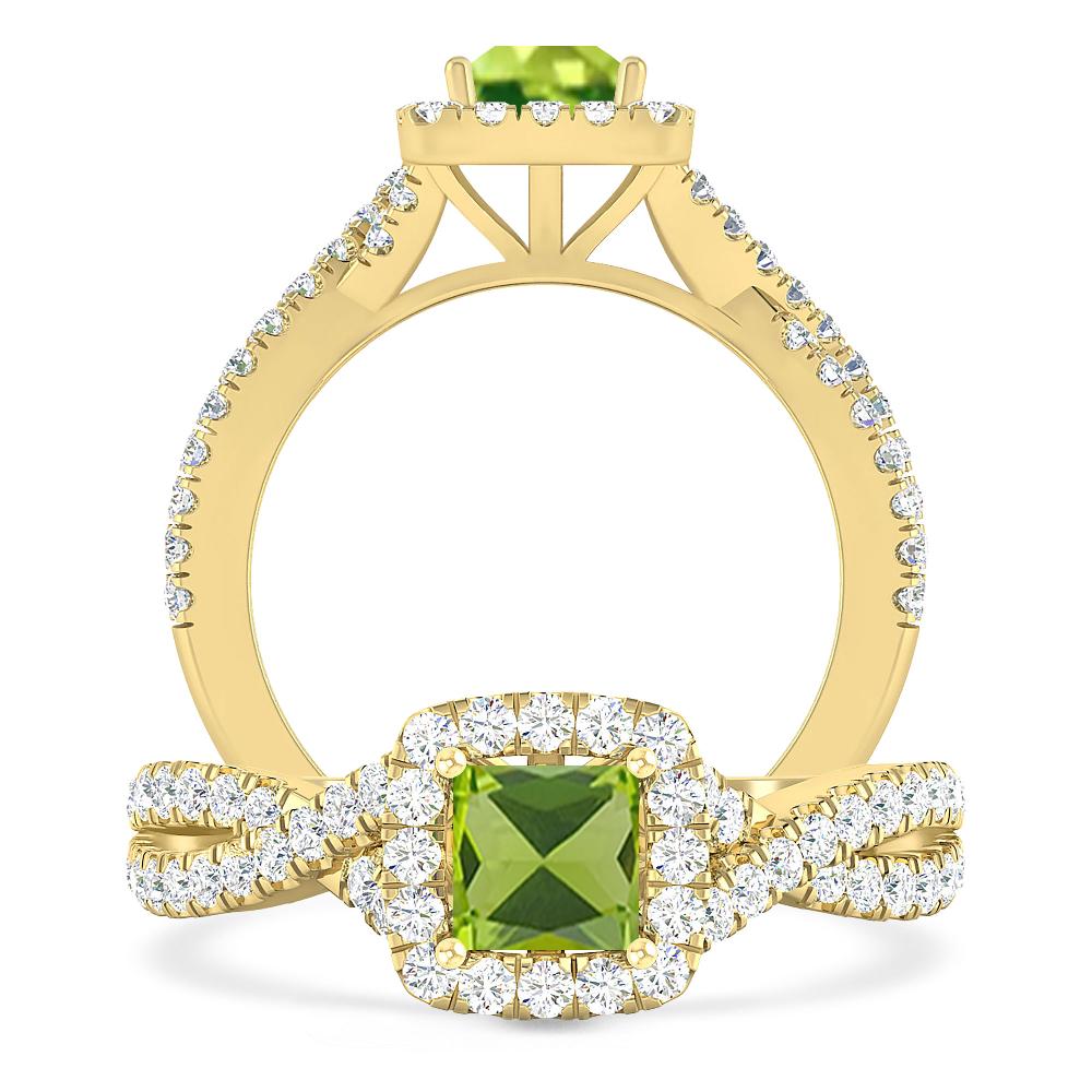 Yellow Gold - Peridot