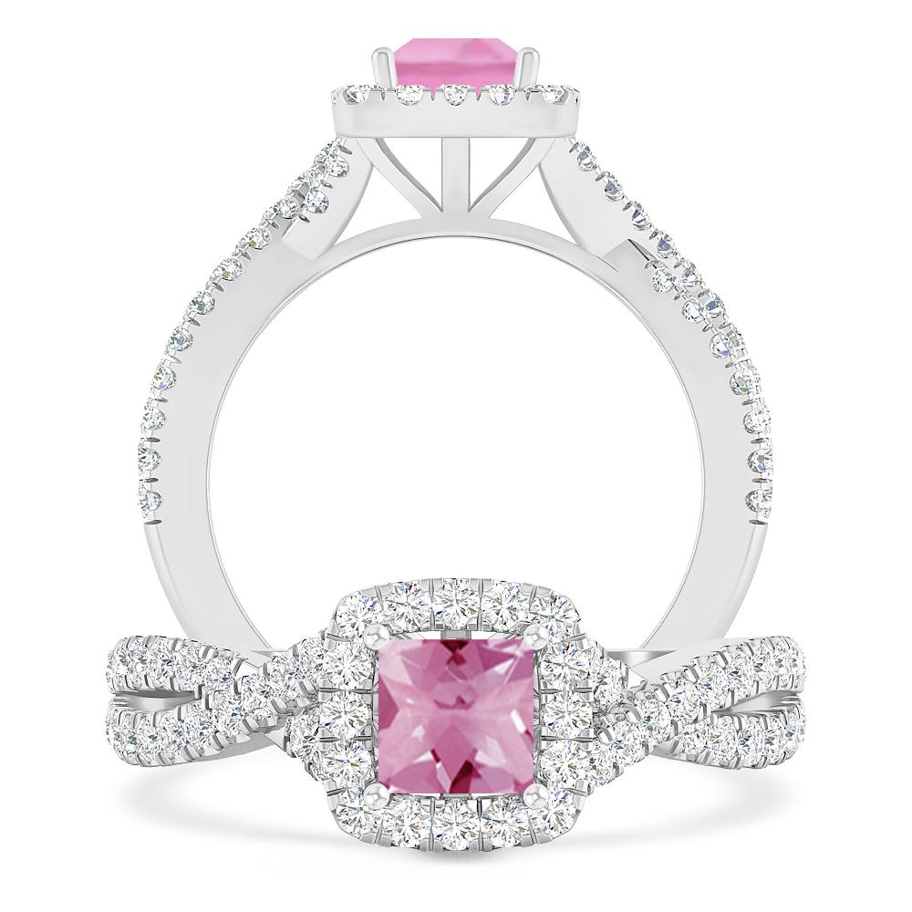 White Gold - Pink Tourmaline