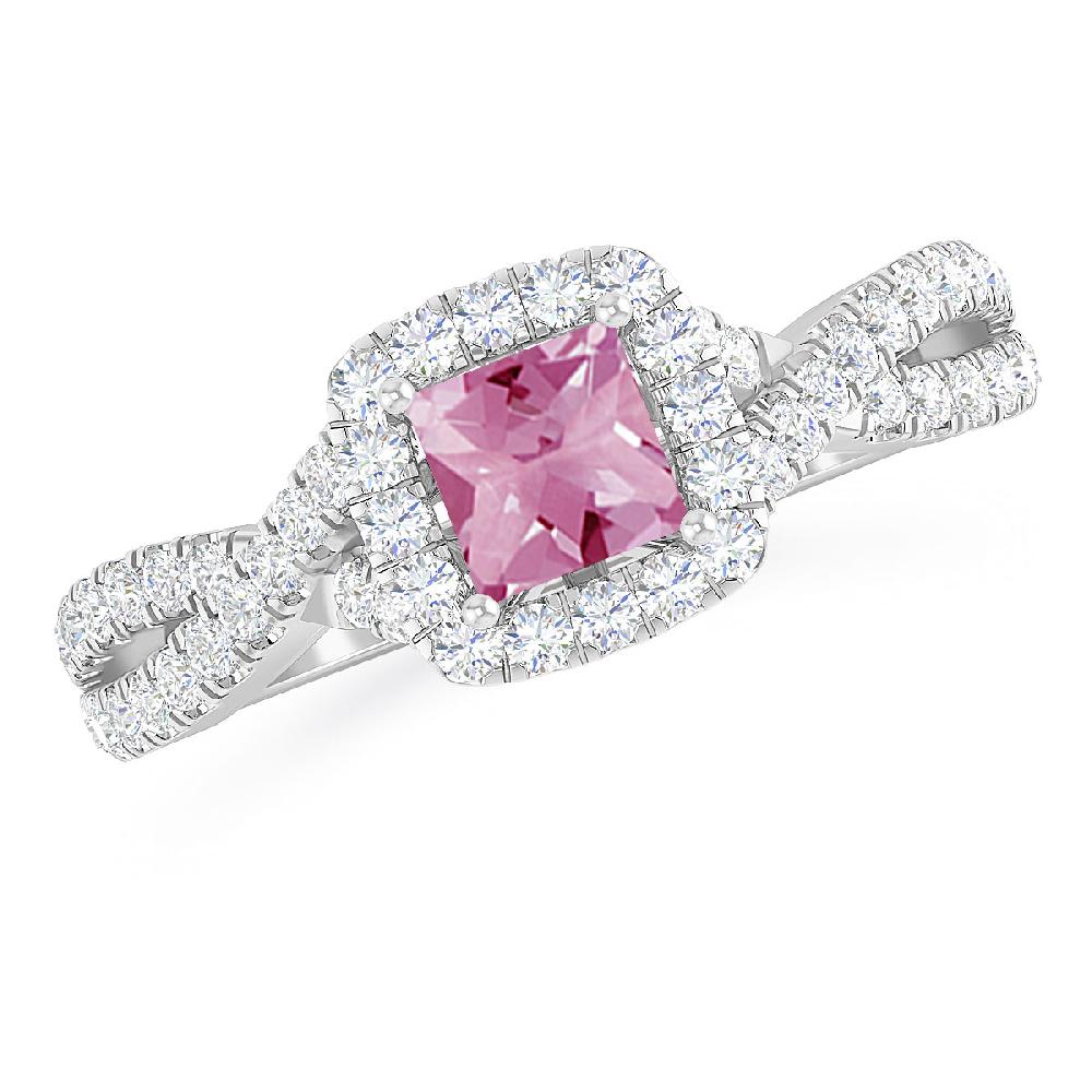 White Gold - Pink Tourmaline