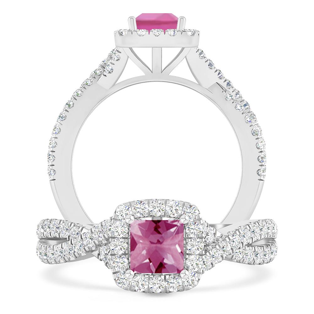 White Gold - Pink Tourmaline
