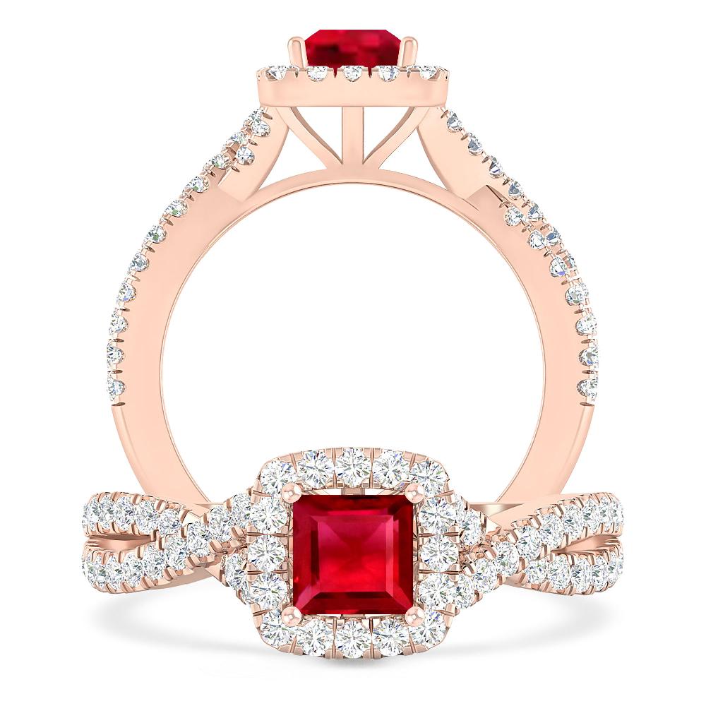 Rose Gold - Ruby